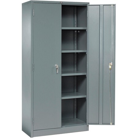 Global Industrial Industrial Storage Cabinet, 78 in H, 36 in W, Gray 603355GY